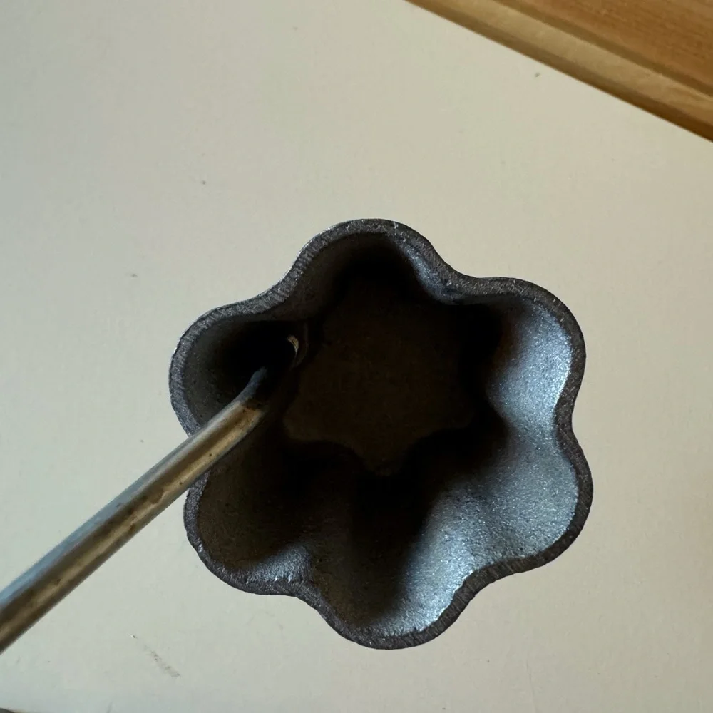 Vintage Rosette Iron set for cookies and pastry shells, etc.